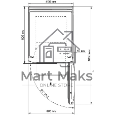 Морозильная камера Бирюса B412 черный, 80л, 3 ящика