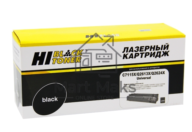 Картридж HP LJ 1200/1300/1150 (Hi-Black) C7115X/Q2613X/Q2624X универс, 4K