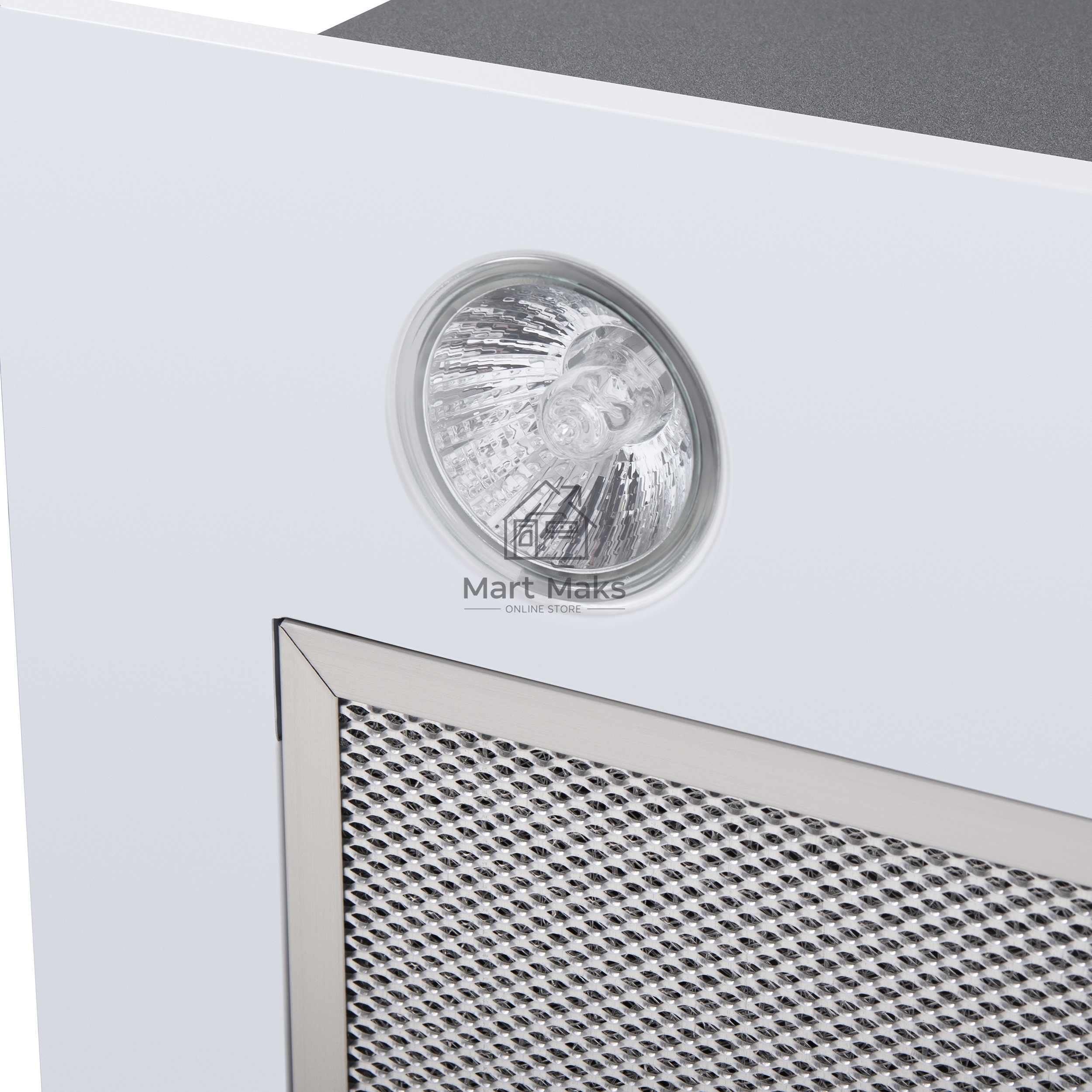 Вытяжка встраиваемая Maunfeld Crosby Light (C) 60 белый, 60 см, 850 куб. м/ч, 48 дБ