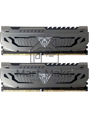 Оперативная память Patriot Viper Steel, DDR4, 16Gb (2x8 Gb), 3200 MHz, CL16, DIMM, радиатор, черный