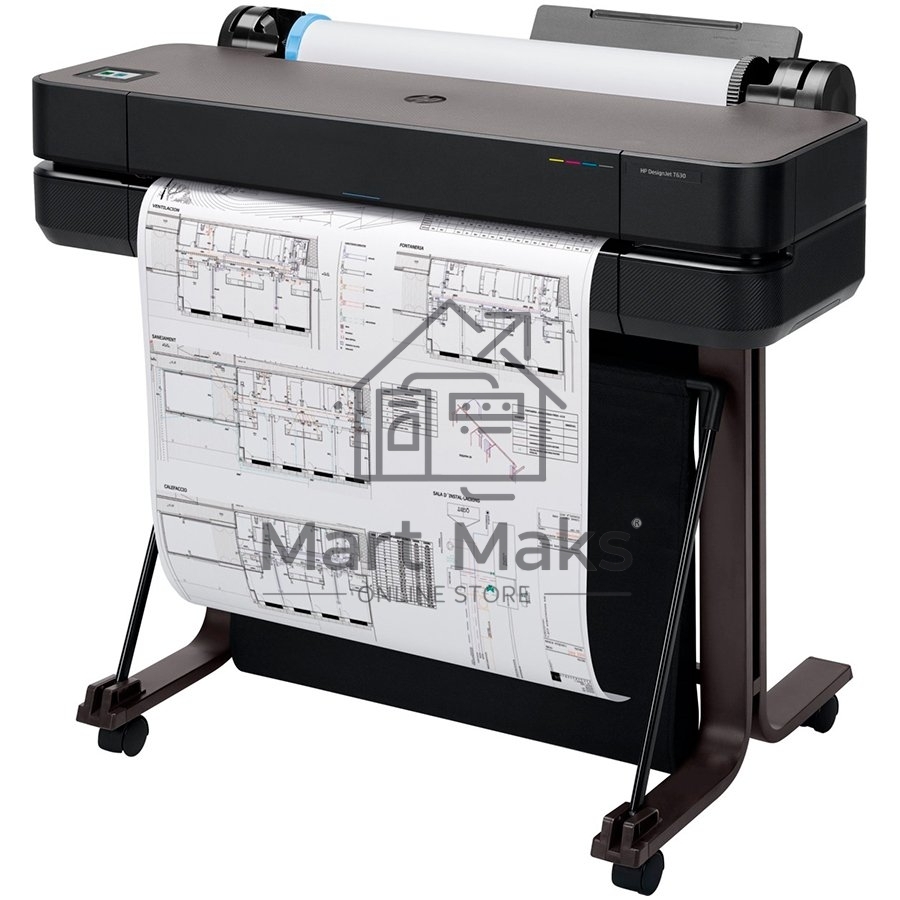 Плоттер струйный HP Designjet T630, A1, цветной, 24
