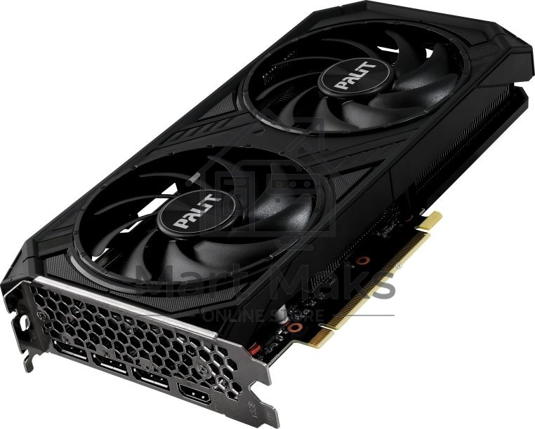 Видеокарта Palit RTX4060TI DUAL OC NVIDIA GeForce RTX 4060TI 8192Mb PCI-E 4.0 128 GDDR6 2685/9000 HDMIx1 DPx3 HDCP Ret
