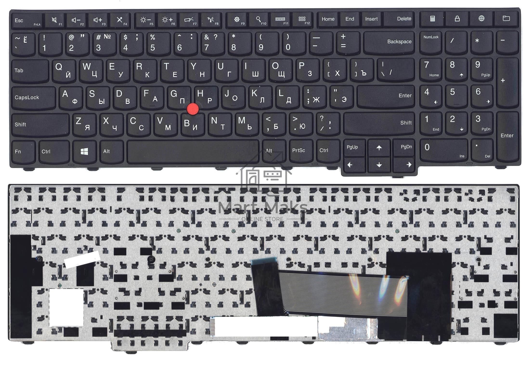 Клавиатура для ноутбука Lenovo ThinkPad Edge E531 L540 черная