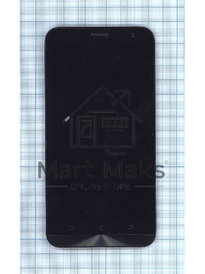 Дисплей для Asus ZenFone 2 Laser ZE550KL черный с рамкой