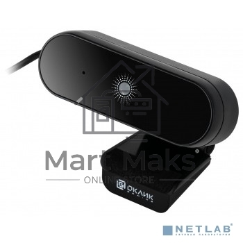 Камера Web Oklick/Оклик OK-C008FH черный 2Mpix (1920x1080) USB2.0 с микрофоном