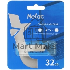 Флешка USB Netac U785 (NT03U785C-032G-30PN), 32Gb, USB 3.0/TypeC, R/W 110/45, серебристый