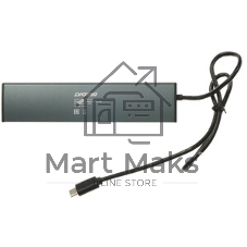 USB-концентратор Digma HUB-7U3.0-UC-G, USB-C, USB 3.0 7 портов, USB Type-C