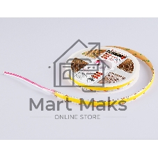 Светодиодная лента Ambrella light GS4801 COB 616Led/19W m/ 24V IP20 3000K/ 5m*12mm*2mm (2 конт.)