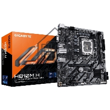 Материнская плата GIGABYTE H810M H, LGA1851, Intel H810, 2xDDR5, 4xSATA, 1xM.2, 1xPCIe 4.0 x16, 1xPCIe x1, HDMI, D-Sub, 1x1Gb LAN, 3x3.5 мм, 7.1, microATX