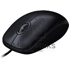 Мышь проводная Logitech M100/100R DARK/GREY (темно-серая/черная), 1000 dpi, USB, кнопки - 3