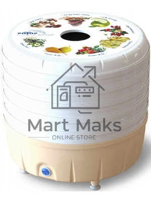 Сушилка для овощей и фруктов Ротор Алтай СШ-022 5под. 350Вт белый