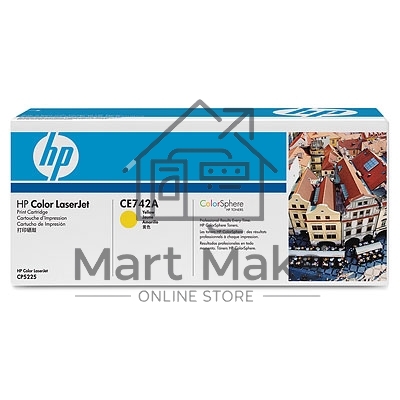 Картридж лазерный HP CE742A желтый Color LJ CP5225 (7300стр.)