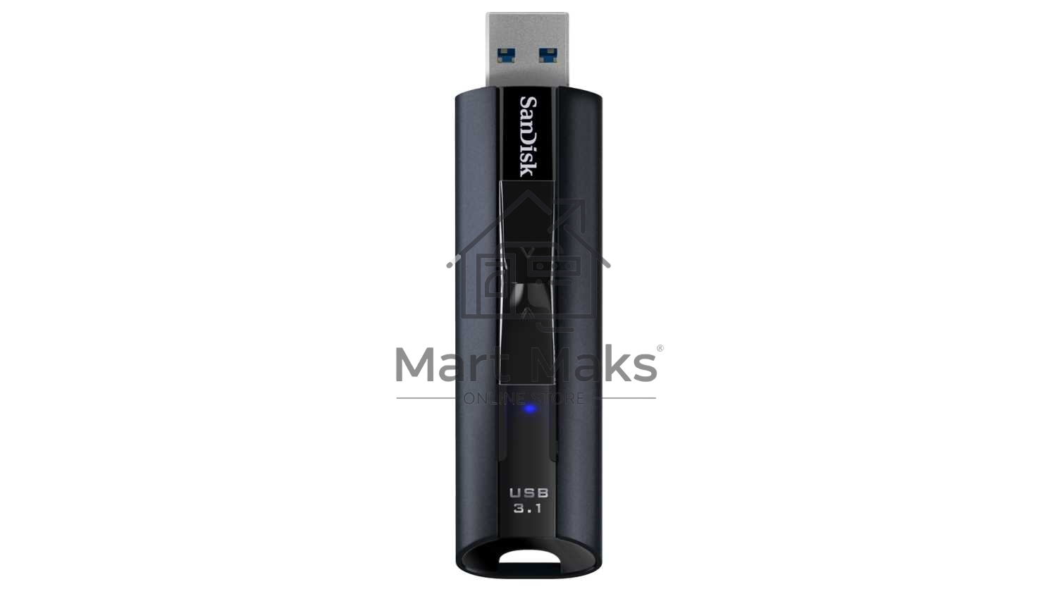 Флешка USB R/W R/W 256GB SanDisk CZ880 Cruzer Extreme Pro, USB 3.1, Металлич., черный