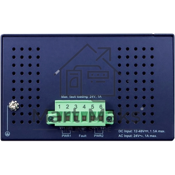 Коммутатор PLANET IGS-4215-16T2S IP30 Industrial L2/L4 16-Port 10/100/1000T + 2-Port 100/1000X SFP Managed Switch (-40~75 degrees C, dual redundant power input on 12~48VDC/24VAC terminal block)