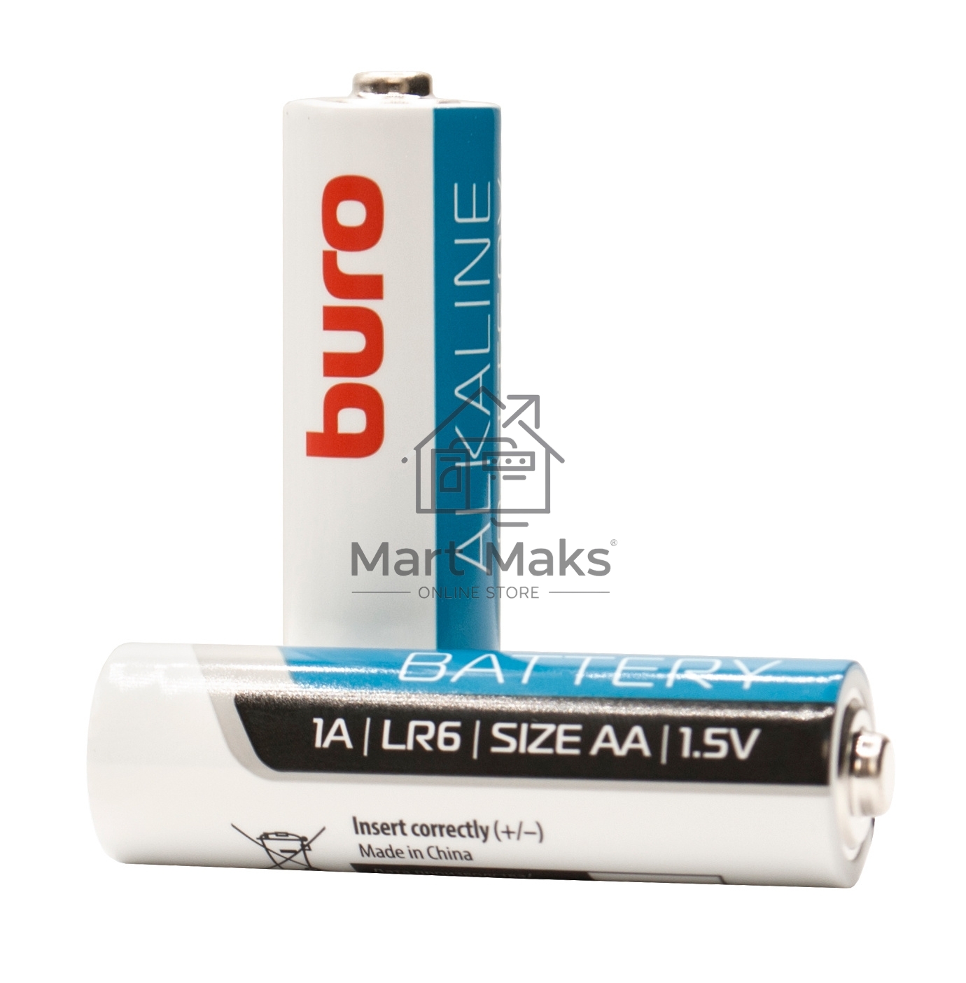 Батарея Buro Alkaline LR6 AA (4шт) блистер