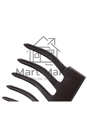 Грабли стальные, 360х1300 мм, 14 прямых зубьев, деревянный черенок, Россия Сибртех