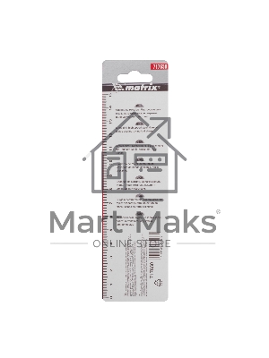 Сверло по металлу Matrix, 6,5 мм, HSS, нитридтитановое покрытие, цилиндрический хвостовик