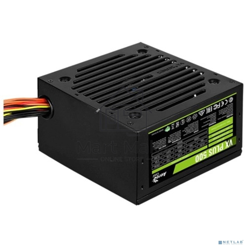 Блок питания Aerocool / Formula ATX 500W AC VX PLUS (20+4pin) 120mm fan 3xSATA RTL