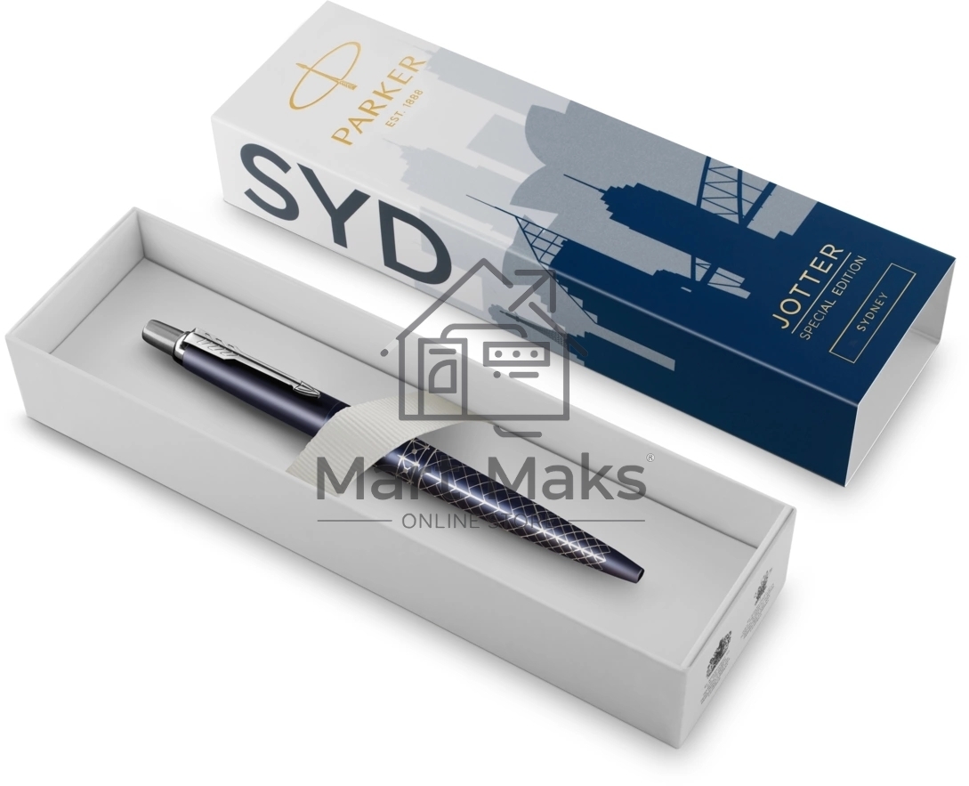 Ручка шариковая Parker Jotter Global Icons SE Sydney K179 (2198196) синий M, синие чернила, подарочная коробка