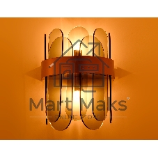 Светильник Ambrella light TR5348/2 GD/SM золото/дымчатый G9/2 max 40W 270*200*140