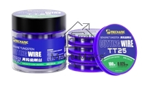 Леска (струна) Mechanic Genuine Tungsten Cutting Wire TT25 0,025 мм 100м 5шт. в банке