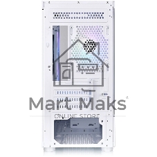Компьютерный корпус Thermaltake View 170 TG ARGB белый без БП mATX 4x120мм 2x140мм 1x200мм 2xUSB 3.0 audio bott PSU