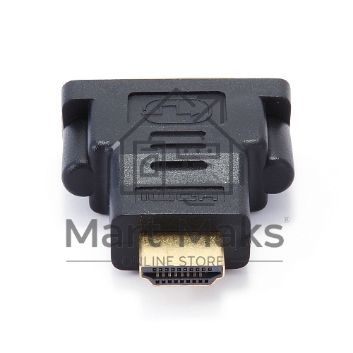 Переходник Gembird Переходник HDMI-DVI 19M/25F, золотые разъемы, пакет(A-HDMI-DVI-3)