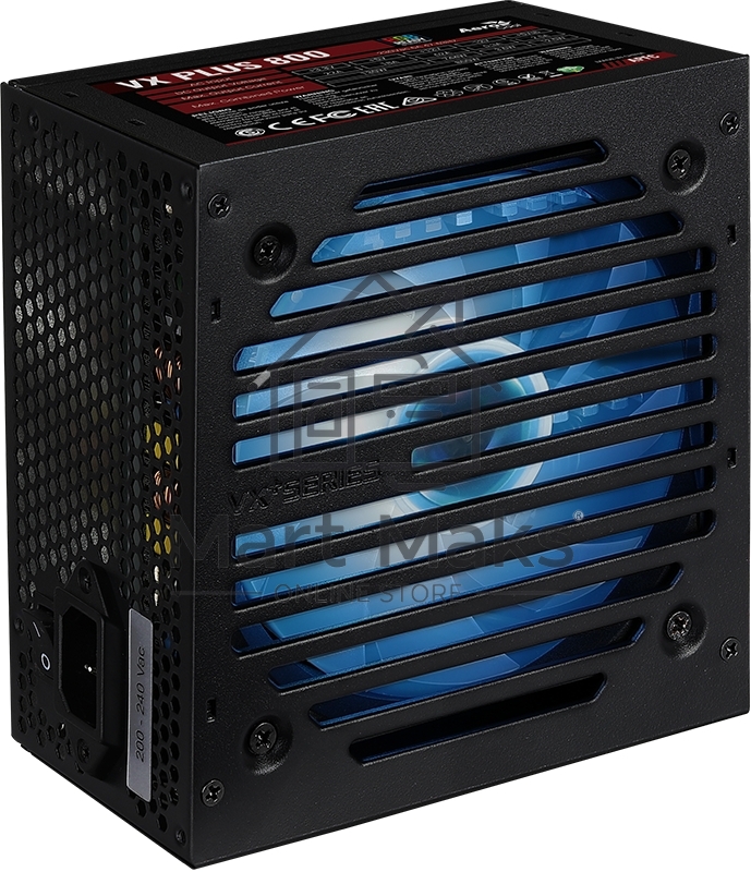 Блок питания Aerocool / Formula VX PLUS 800 RGB, 800Вт, 120мм, черный