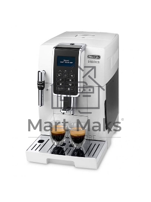 Кофемашина автоматическая DeLonghi ECAM 350.35.W белый, исп. кофе- зерновой/молотый, 1.8 л, 1450 Вт, 15 бар