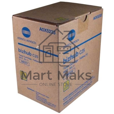 Картридж лазерный Konica-Minolta bizhub C25 желтый TNP-27Y