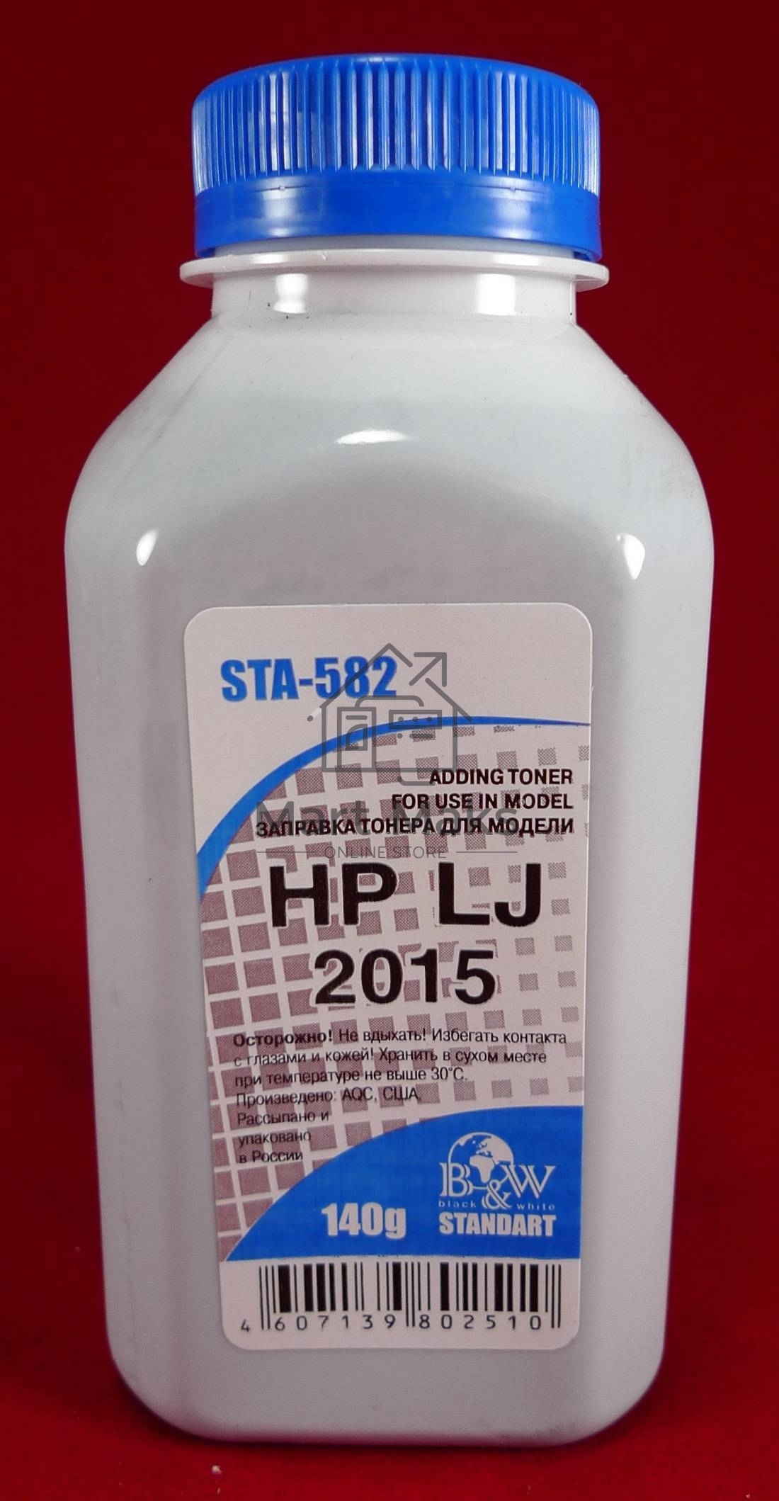 Тонер HP LJ 2015/2014/2727 (фл 140 г.) B&W Standart фас России