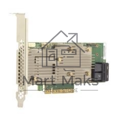 Контроллер MegaRAID 9460-8I SGL (05-50011-02), PCIe 3.1 x8 LP, SAS/SATA/NVMe, RAID 0,1,5,6,10,50,60, 8port(2 * int SFF8643), 2GB Cache, 3508ROC