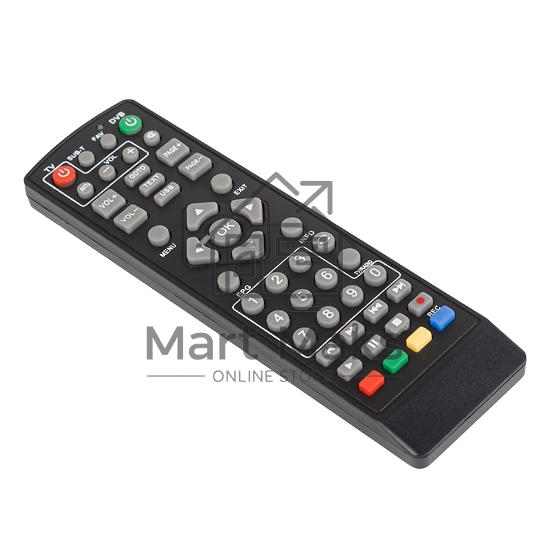 Пульт универсальный Rexant для DVB-T2 с функцией управления телевизором (RX-DVB-014)