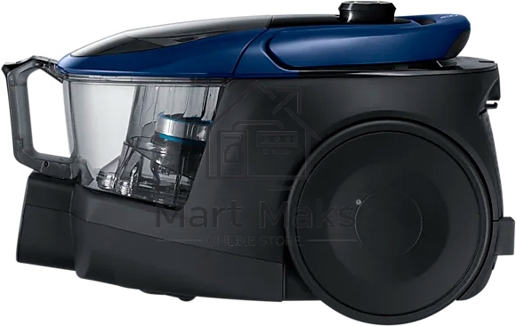 Пылесос Samsung SC18M3120VB синий, 380/1800 Вт, уборка сухая, пылесборник контейнер 2 л
