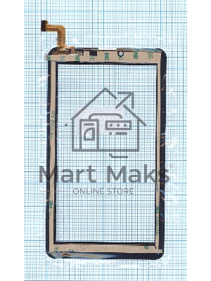 Сенсорное стекло (тачскрин) SQ-PG1029-FPC-A0, черное