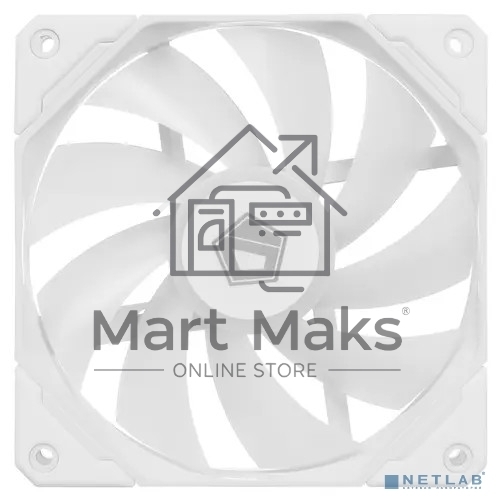 Комплект вентиляторов для корпуса ID-Cooling TF-12025-ARGB-TRIO-SNOW белый, 120 мм, 1500 об/мин, 30.5 дБ, 4 pin