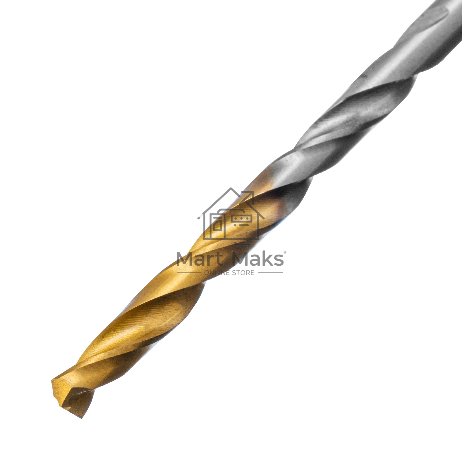 Сверло спиральное по металлу 3,2 x 65мм, Р6М5, Golden Tip, 2шт. Denzel