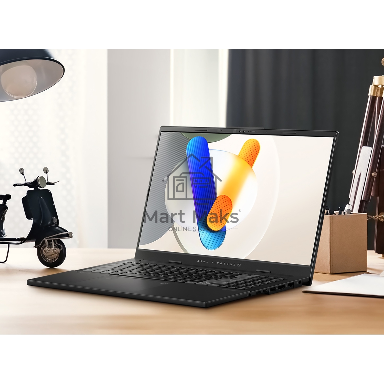 Ноутбук ASUS VivoBook Pro 15 OLED N6506MU Ultra 7 155H 16Gb SSD 1Tb NVIDIA RTX 4050 6Gb 15,6 2.8K OLED Cam 75Вт*ч No OS Серый N6506MU-MA100 90NB12Z3-M00570