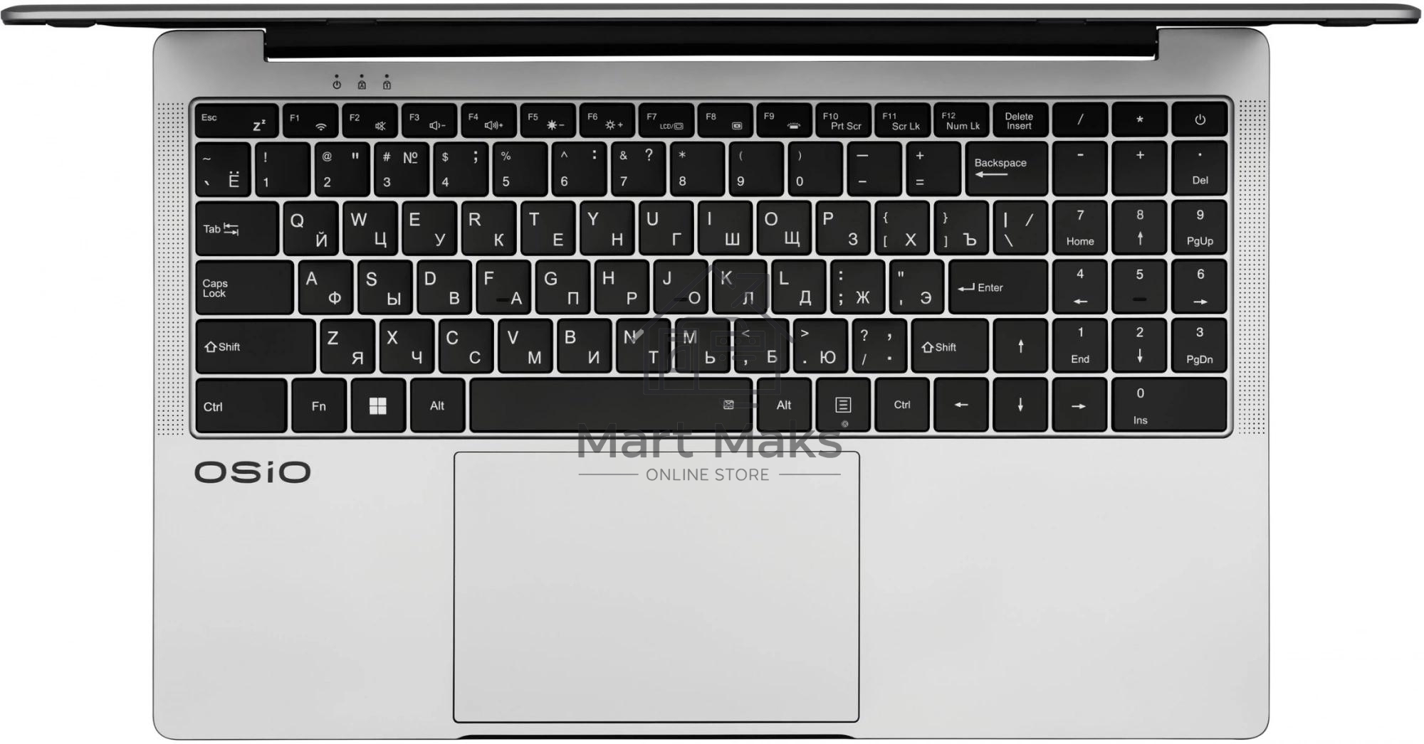 Ноутбук Osio FocusLine F160a-010 серый Ryzen 7 5700U 16Gb SSD1Tb 16.1