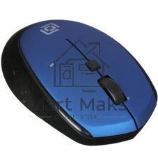 Мышь беспроводная Oklick 488MW синий/черный, 1600 dpi, радиоканал, USB, кнопки - 4