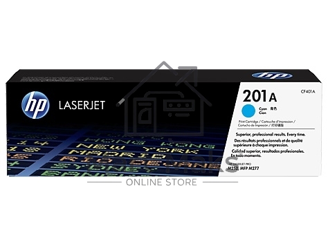 Тонер Картридж HP 201A CF401A голубой для HP CLJ Pro M252/M277 (1400стр.)