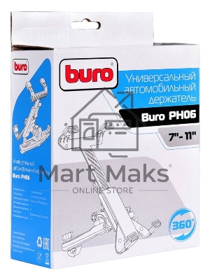 Автомобильный держатель Buro универсальный PH06 черный
