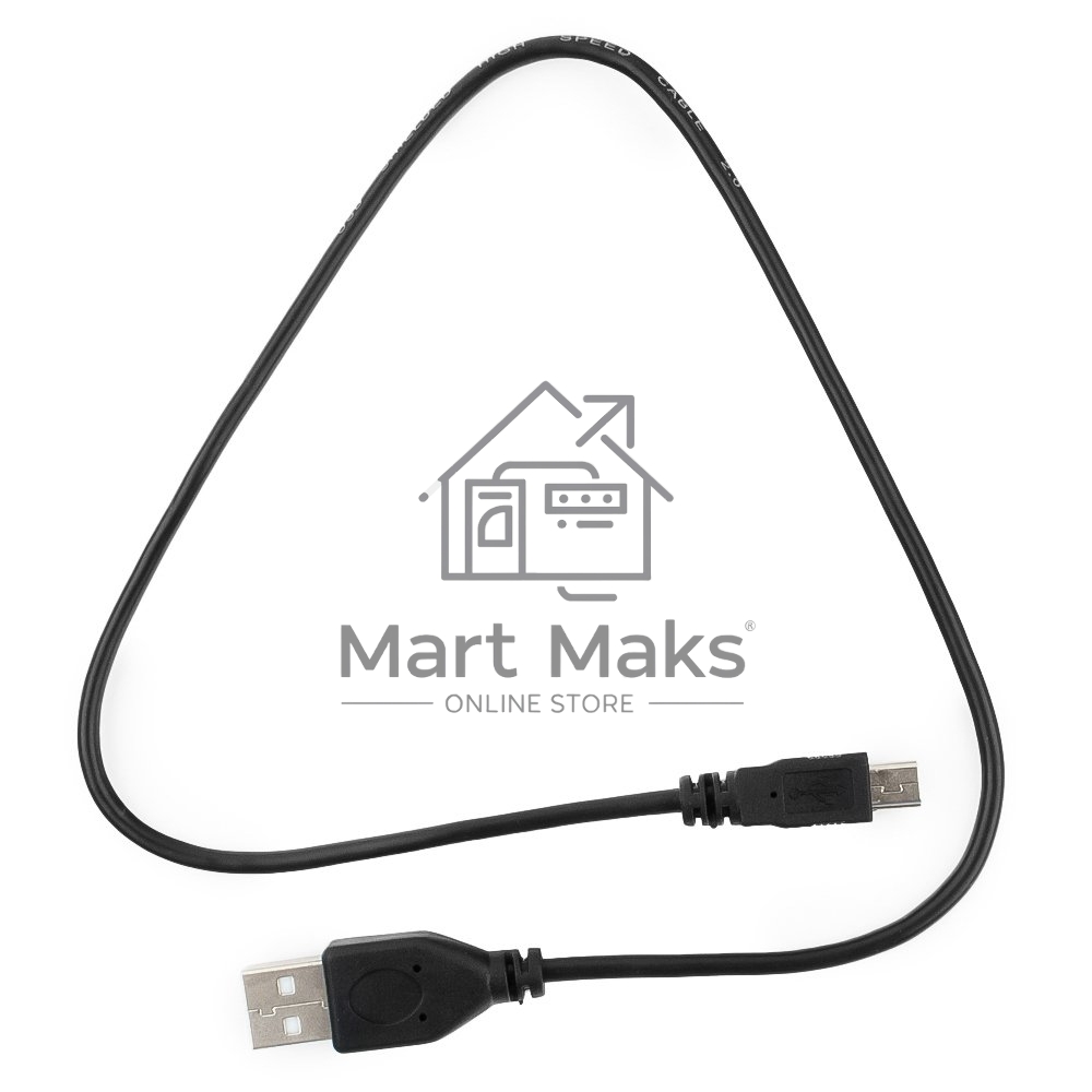 Кабель Гарнизон Кабель USB 2.0, AM/miniBM 5P, 0.5м, пакет (GCC-USB2-AM5P-0.5M)