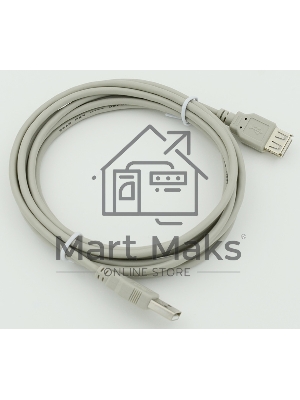 Кабель USB 2.0 Am-Af удлинитель 3м