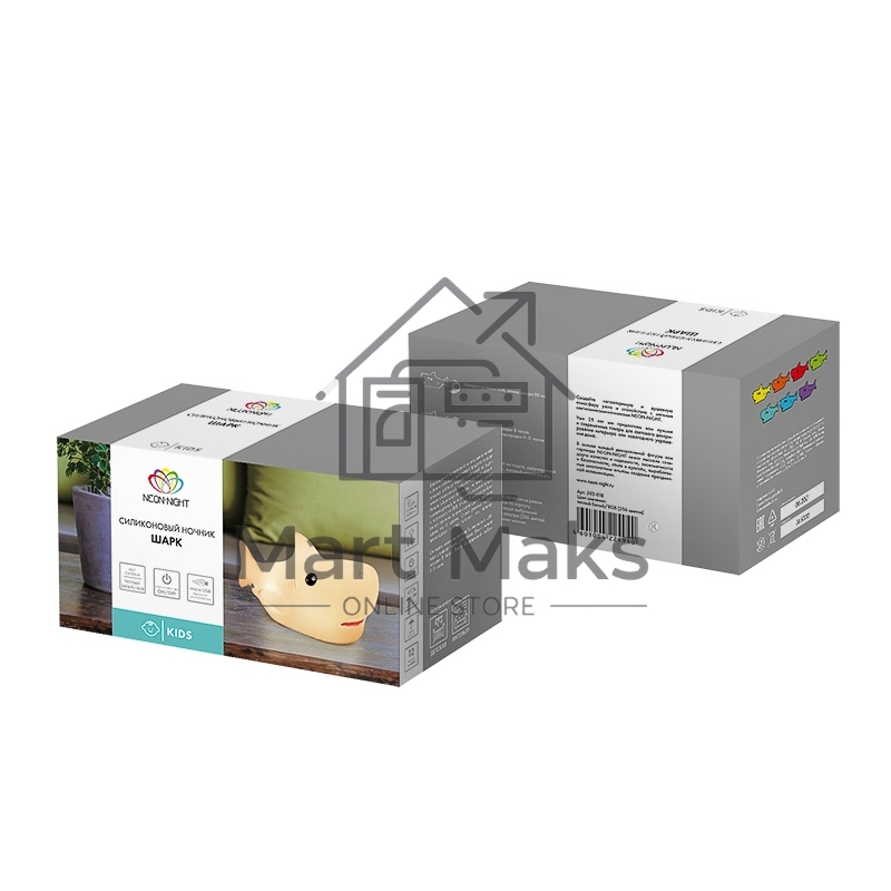 Силиконовый ночник Neon-night Шарк