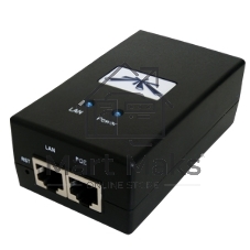 Сетевое оборудование UBIQUITI POE-24-12W(EU) блок питания с PoE, 220 VAC -> 24VDC, 0,5A - для абонентов