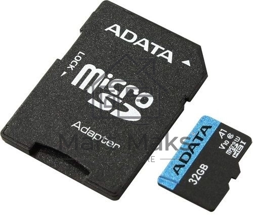 Флеш карта microSD 32GB ADATA microSDHC Class 10 UHS-I A1 100/20 MB/s (SD адаптер)