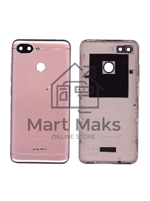 Задняя крышка для Xiaomi Redmi 6 розовая