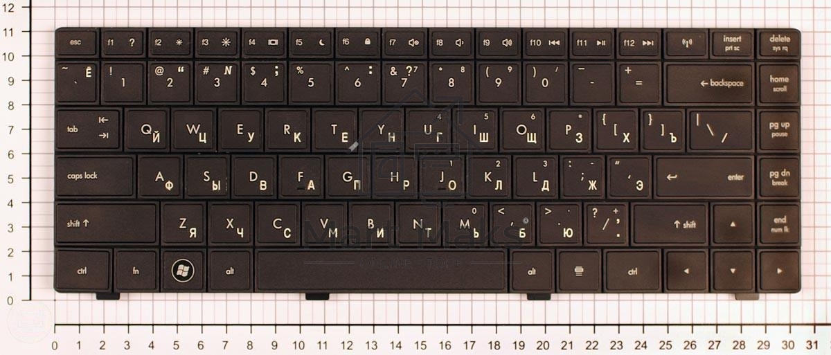 Клавиатура для ноутбука HP Compaq 320 321 325 326 420 421 425 черная