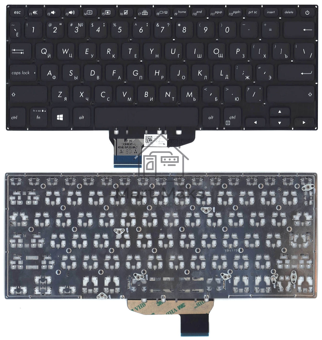 Клавиатура для ноутбука Asus VivoBook S430FA X430 черная